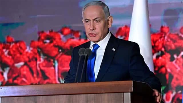 At Oct 7 memorial, Netanyahu says will be no Hamas rule in Gaza