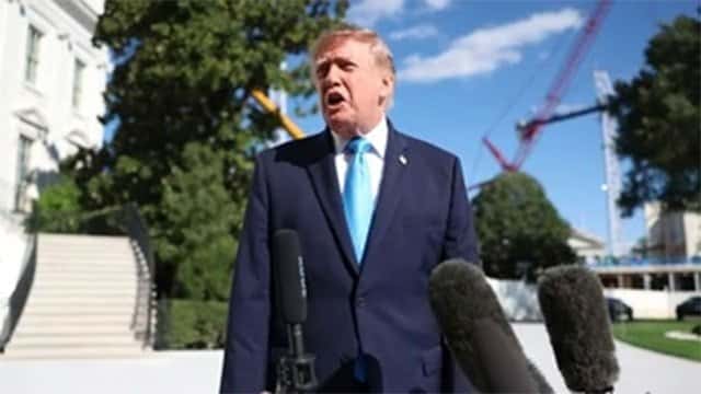 Trump says 'threat' led US to pull bombers from RAF Fairford