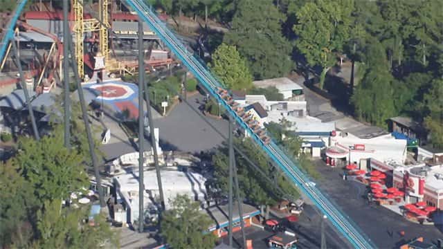 One dead and several hurt after rollercoaster incident at amusement park in US