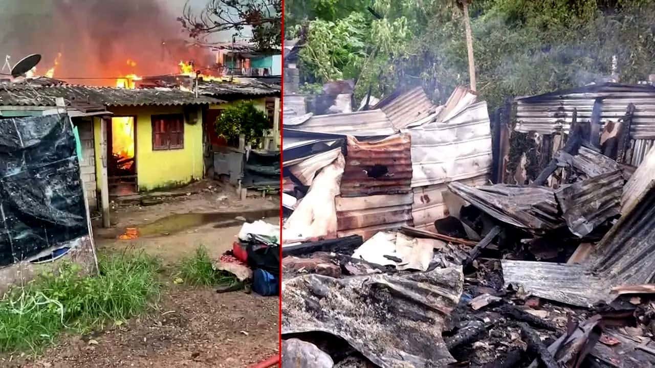 At least fifteen houses in Grandpass gutted in fire