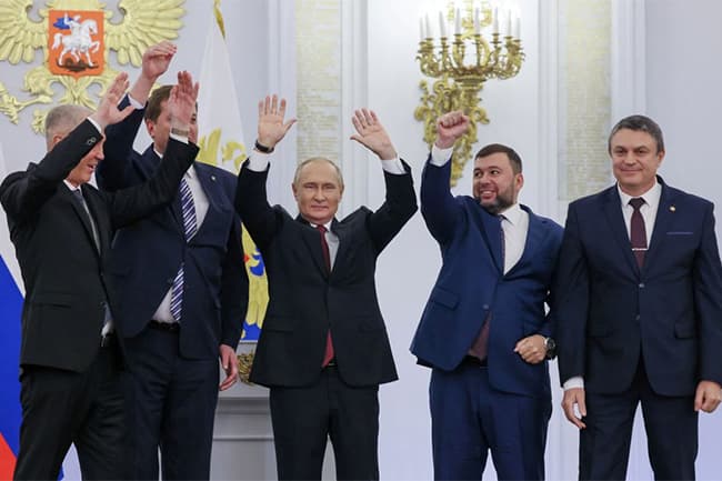 Russian President Putin proclaims Ukrainian annexation, vows to win war