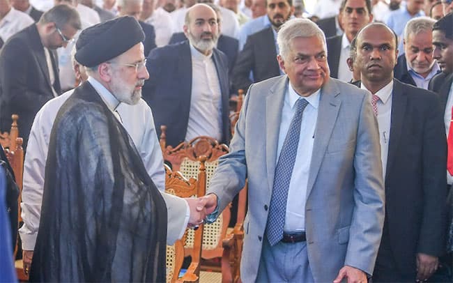 President Ranil and other world leaders extend condolences over death of Iranian President Raisi