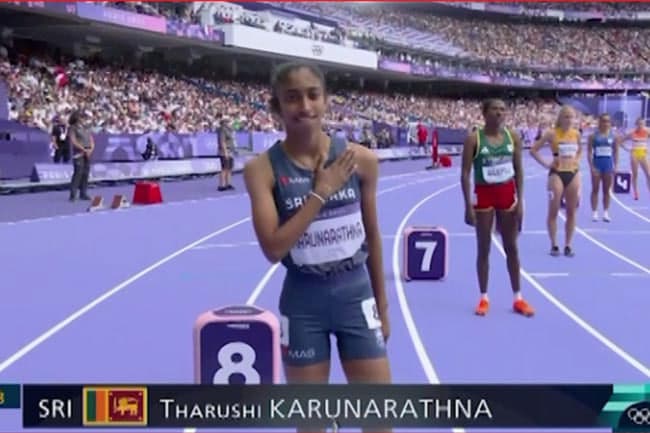 Tharushi Karunaratne’s 800m challenge ends at Paris Olympics