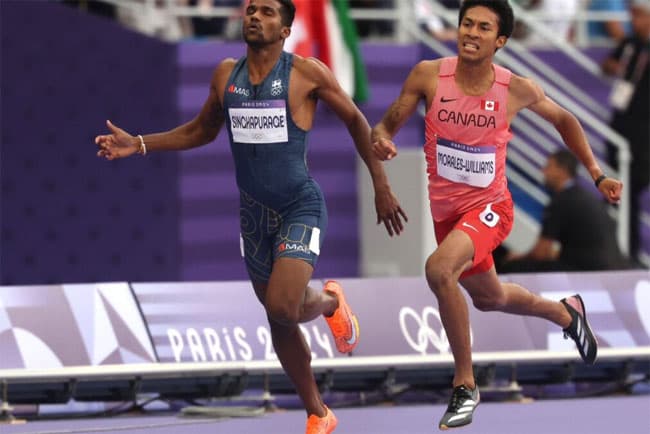 Paris Olympics: Sri Lanka’s Aruna Darshana advances to 400m semi-finals