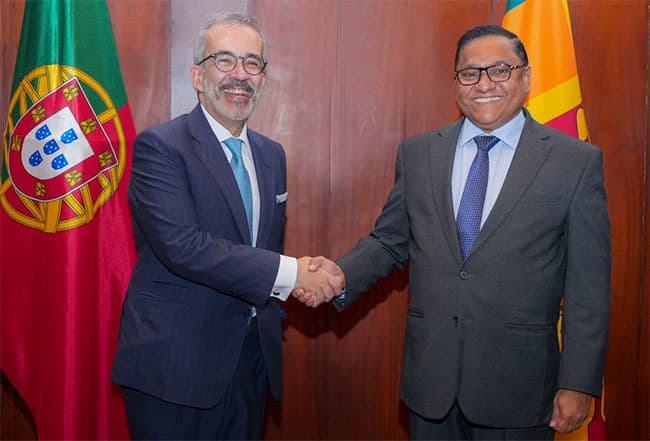 Sri Lanka-Portugal affirm commitment to further strengthen bilateral ties