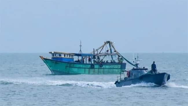 Fishing vessel with suspected narcotics haul intercepted in naval operation