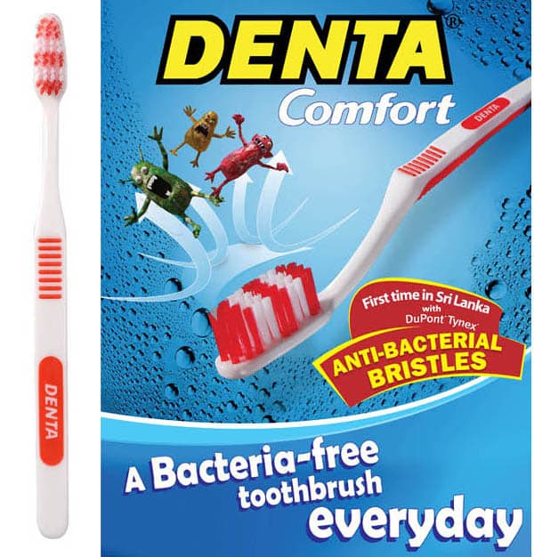 Denta Comfort, the first anti-bacterial Tooth brush in Sri Lanka