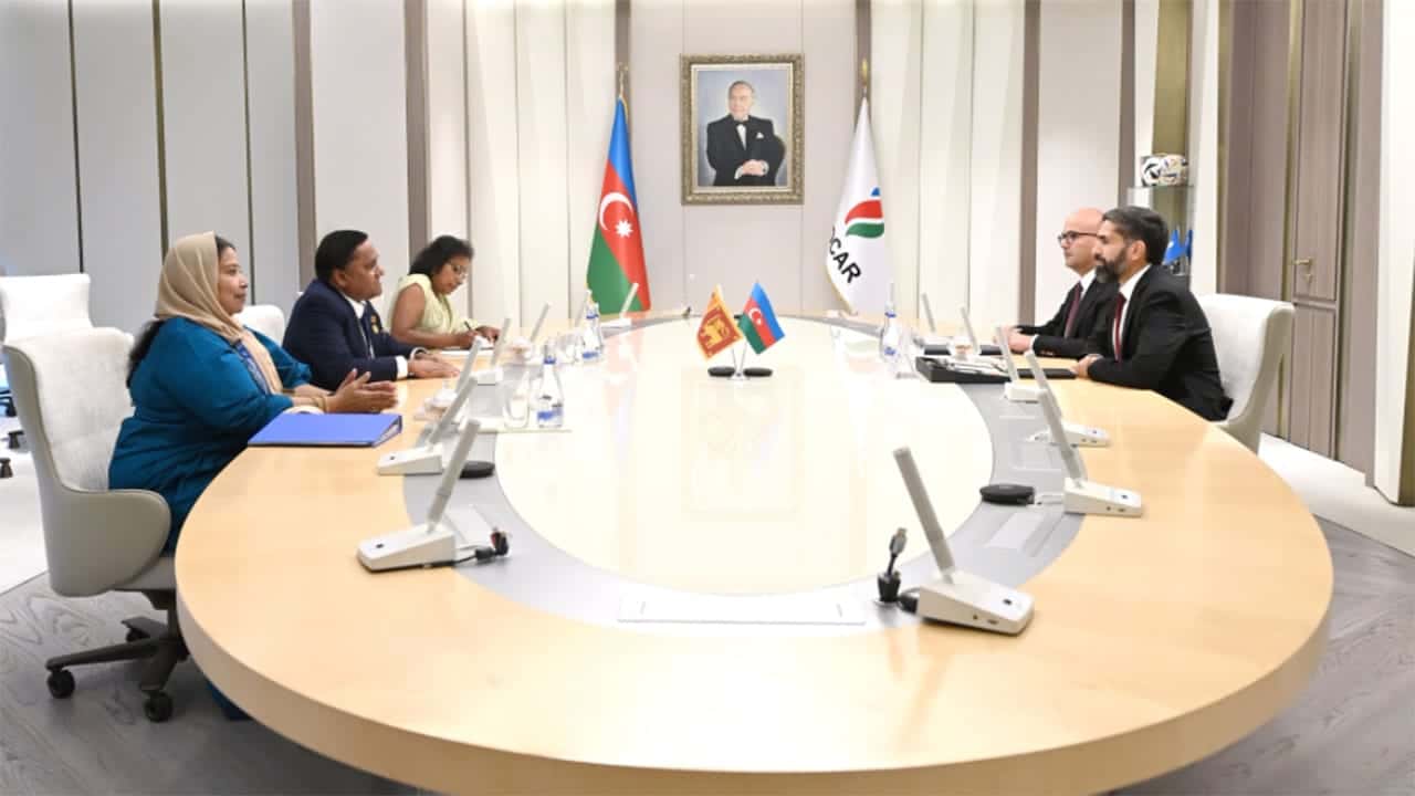 Sri Lanka and Azerbaijan discuss energy cooperation