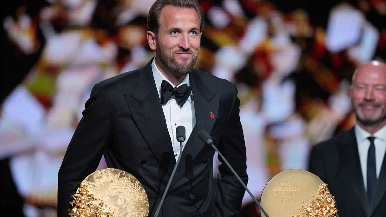 Harry Kane becomes first Englishman in 25 years to win Ballon d’Or