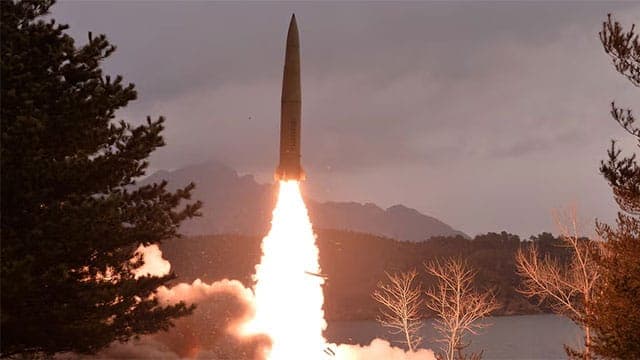 North Korea fires around 10 ballistic missiles toward sea off east coast, Seoul says
