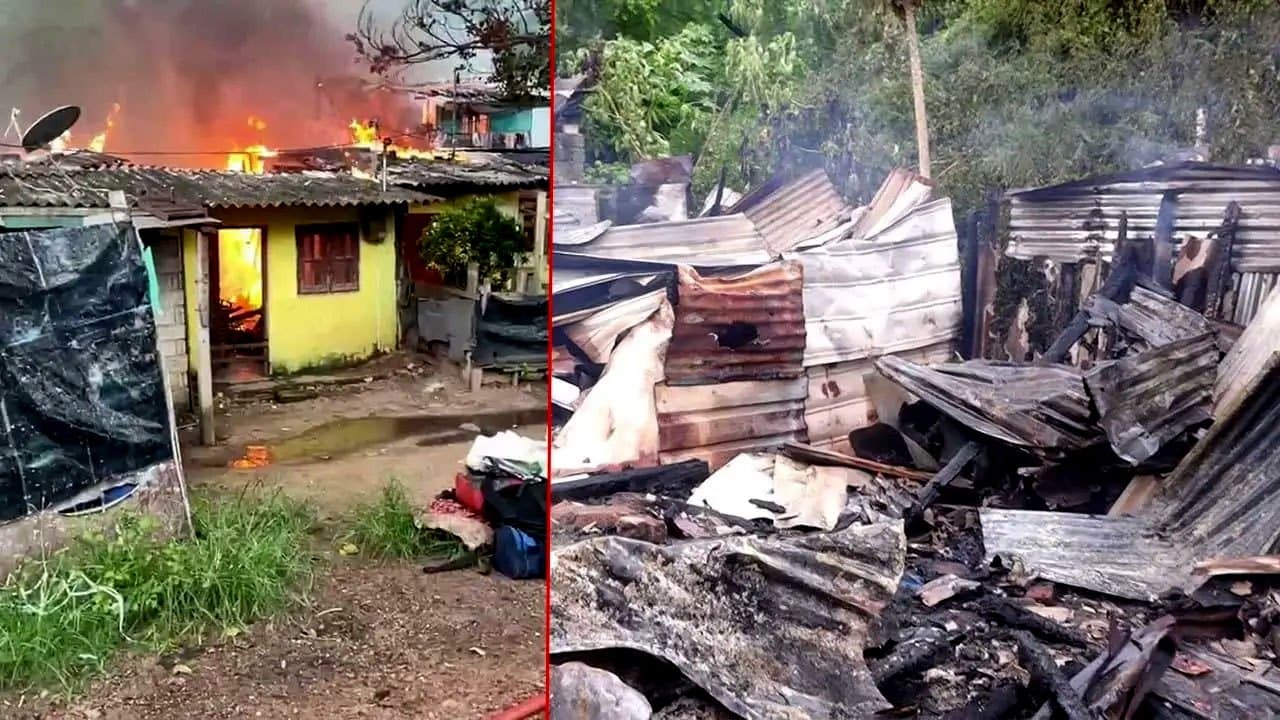 At least fifteen houses in Grandpass gutted in fire